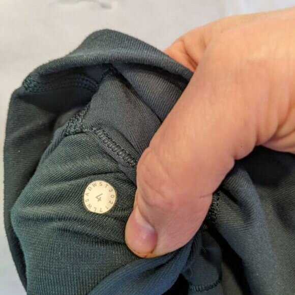 LULULEMON Wunder Under Pant (Hi-Rise) (Tech Mesh 31 ) Submarine size 4 in EUC - Picture 10 of 10